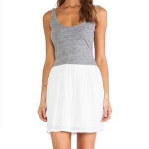 MONROW Dress - Grey/White